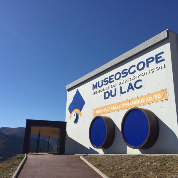 Muséoscope lac Serre Ponçon Gap Hautes Alpes Lumipod